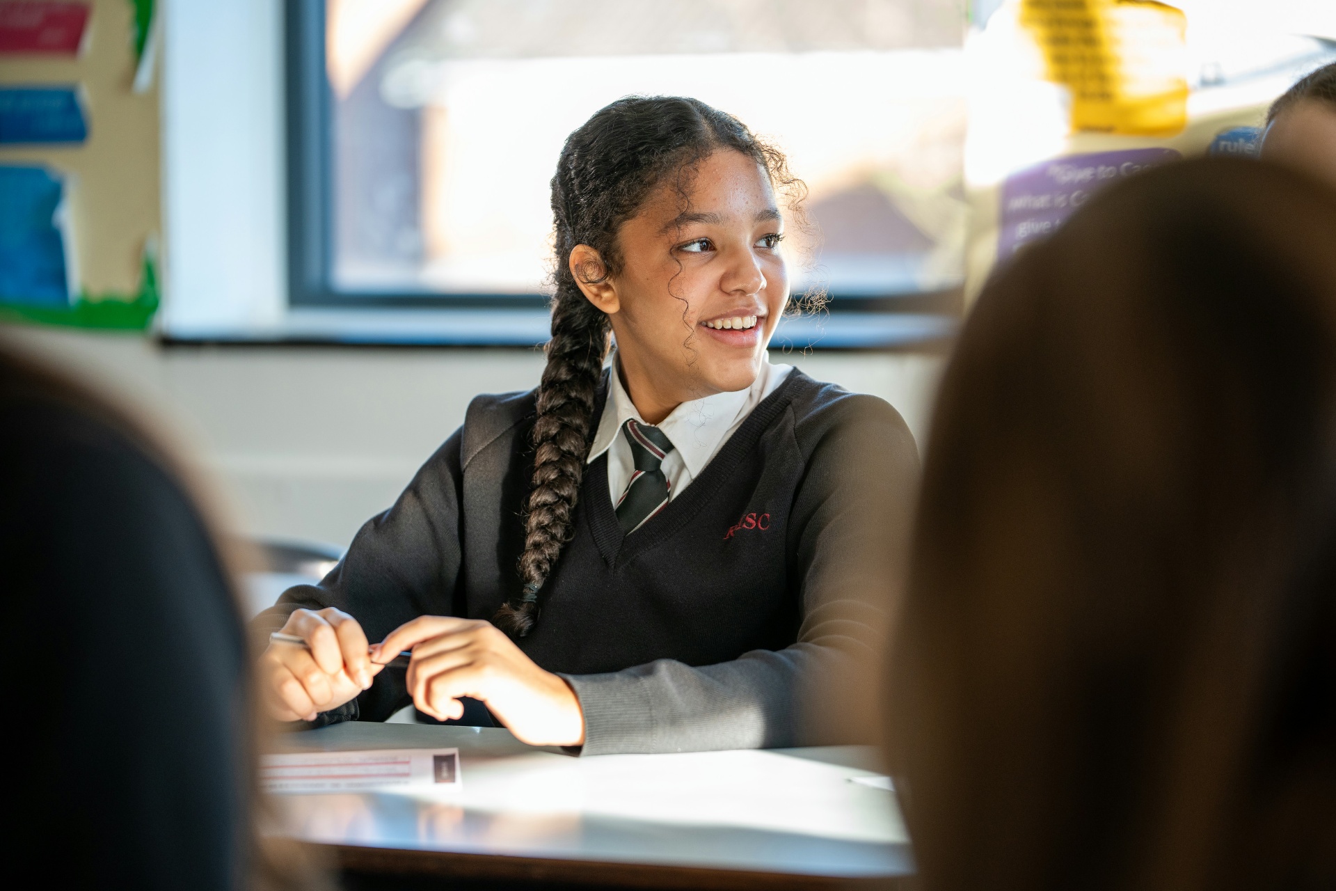 Students in a classroom